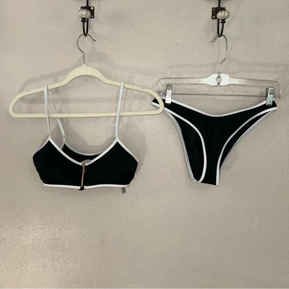Victoria's Secret Black and White Bikini swim Set - Picture 2 of 7